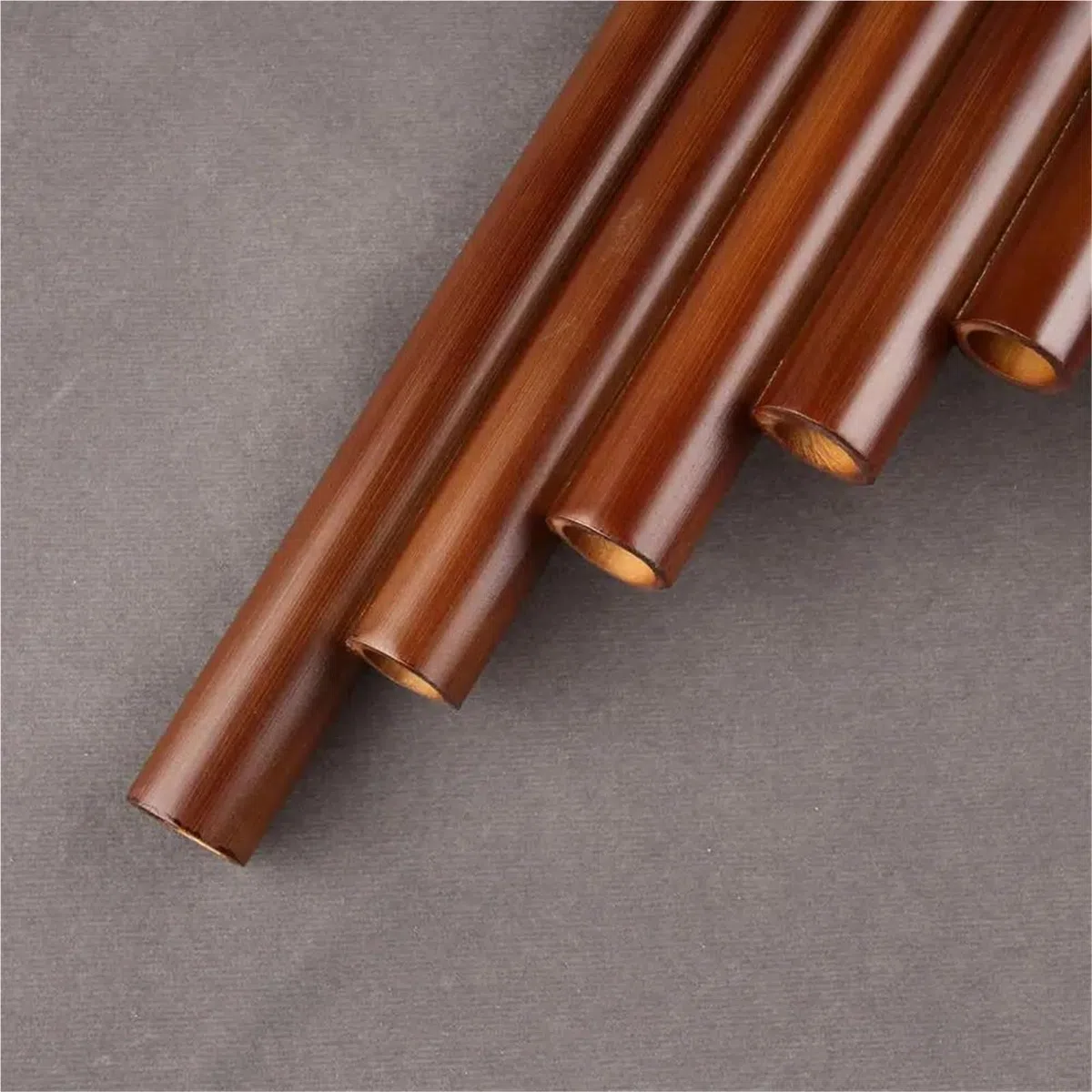Les Mélomanes Flûte De Pan Flûte De Pan Traditionnelle En Bambou Naturel 25 Tuyaux Clé Sol(Type2)