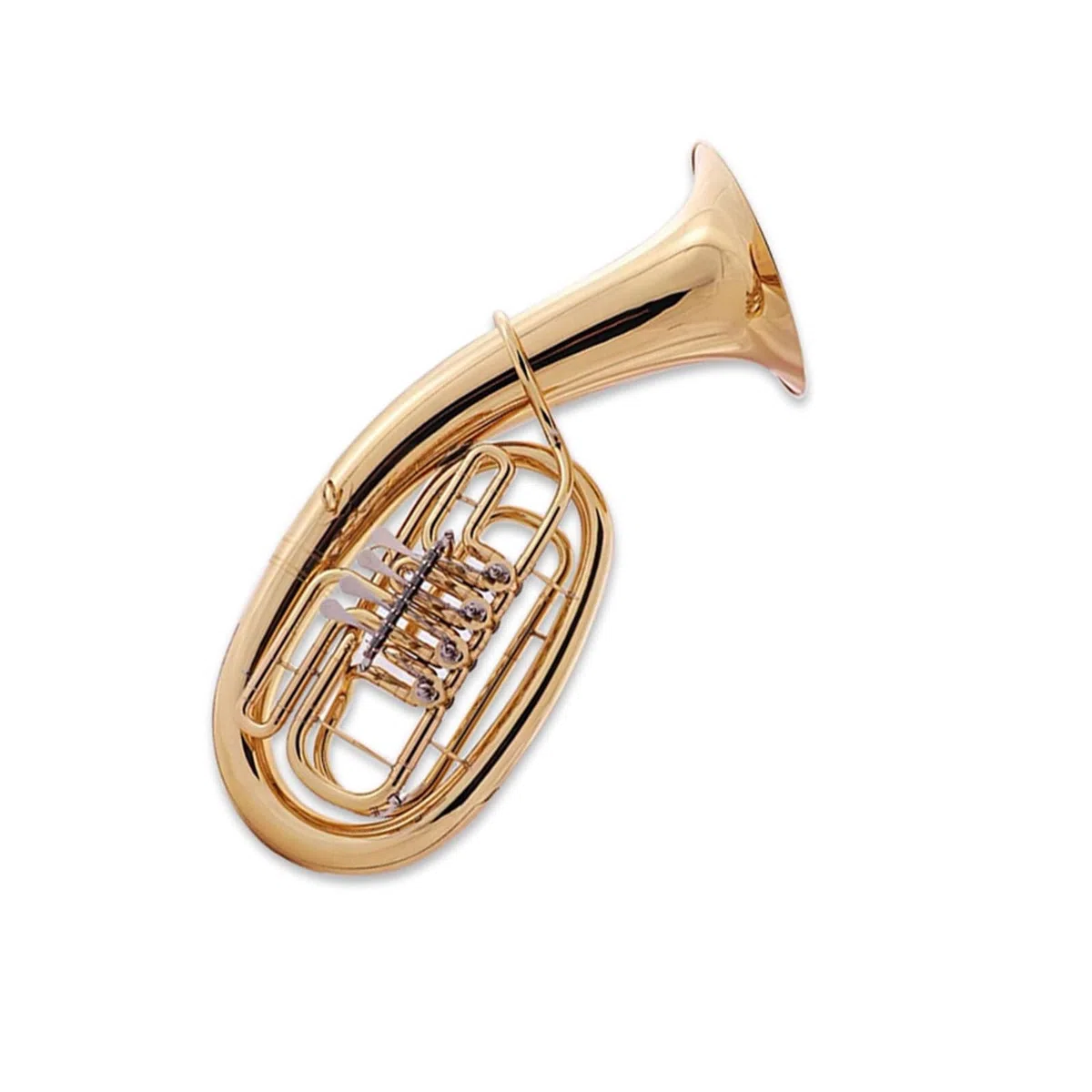 Euphonium Débutant Euphonium À Quatre Clés Plates En Si Bémol Instrument En Cuivre Pour Débutants Et Joueurs D'examen De Niveau