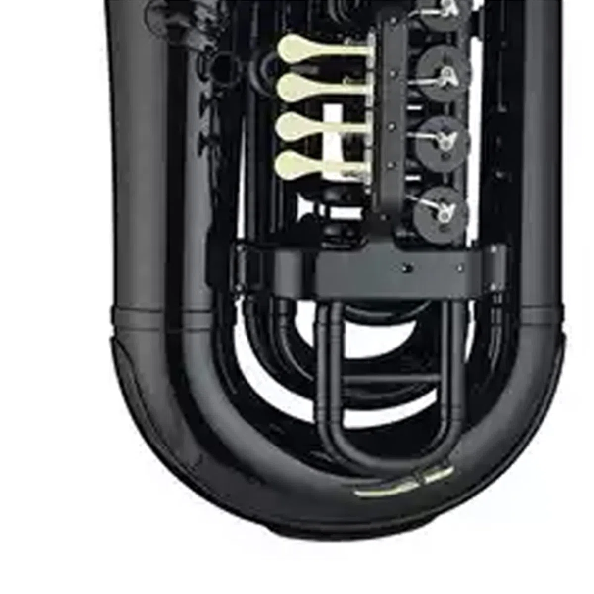 Kit Deuphonium Tuba En Plastique Euphonium Instrument À Cuivres Si Bémol Majeur Débutant Examen Noté Performance Professionnelle Noir