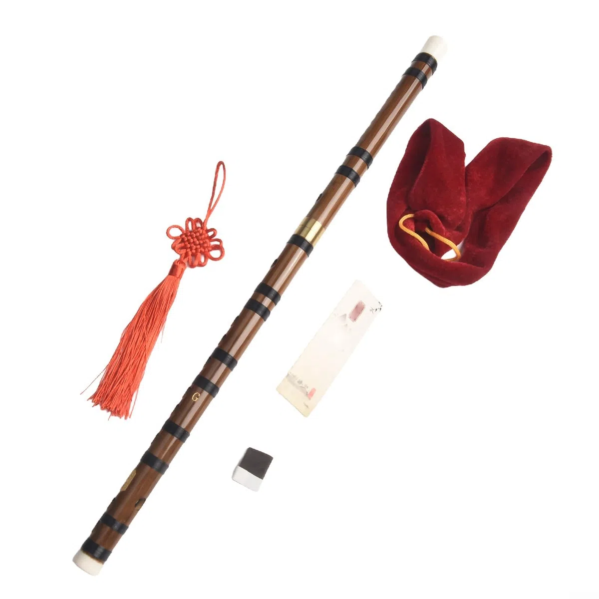 Flûte amusante à jouer, dizi chinois professionnel, clé en sol pour instrument Woodwind