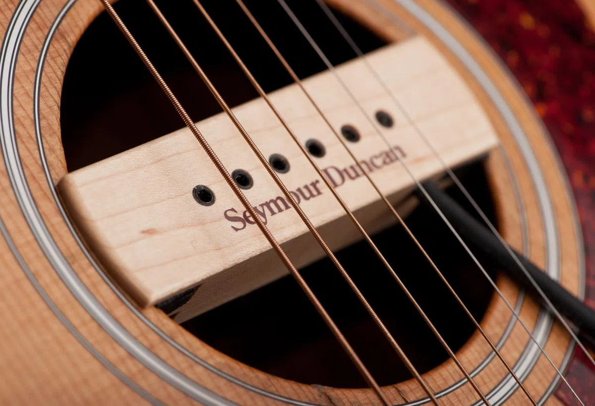 Seymour Duncan SA-3XL Série Rosace Woody Hum-Canceling Micro pour Guitare acoustique Marron