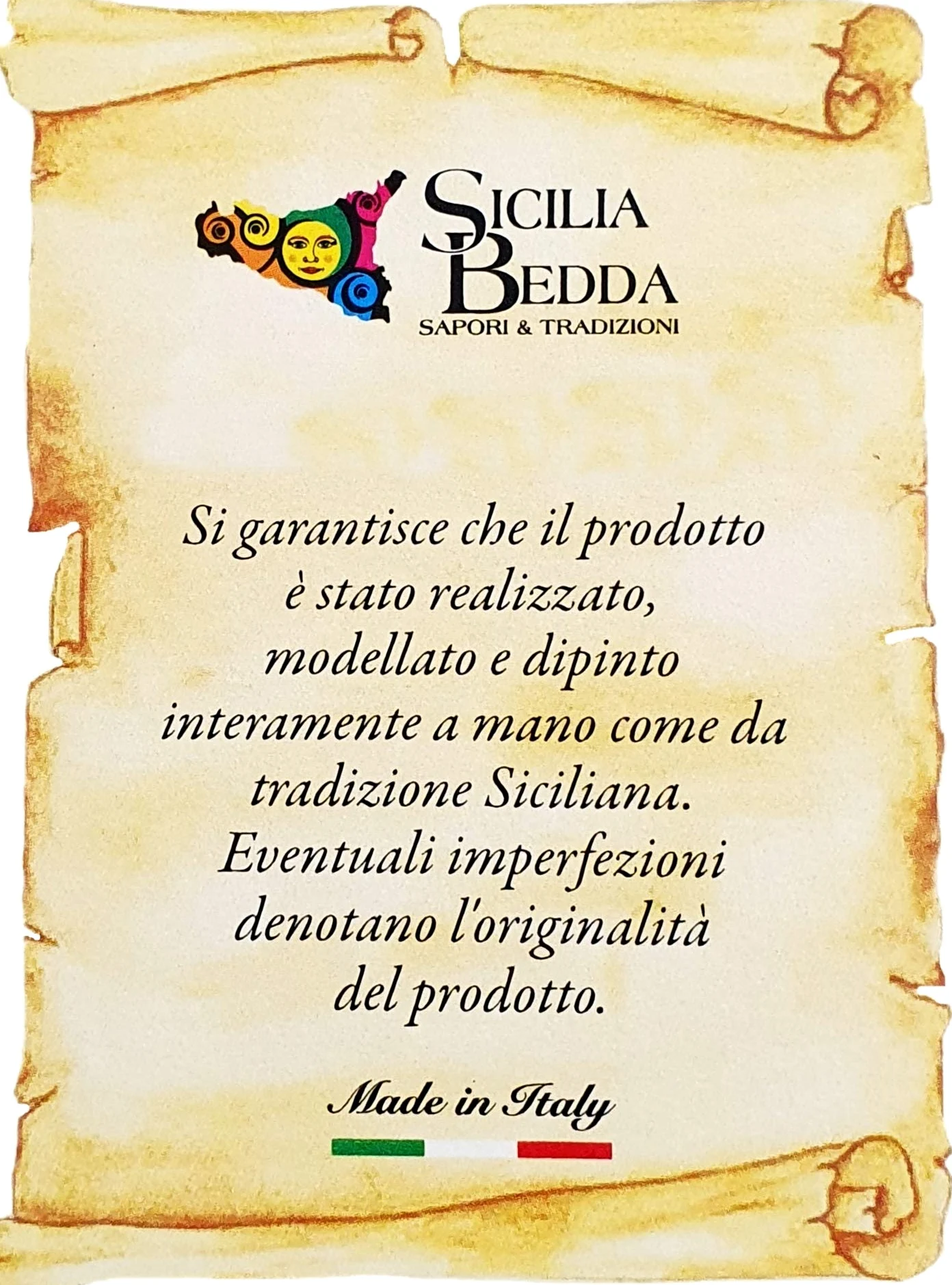 Sicilia Bedda - Marranzano Siciliano Originale - Guimbarde sicilienne - Produit artisanal en fonte (10 cm, fonte noire)