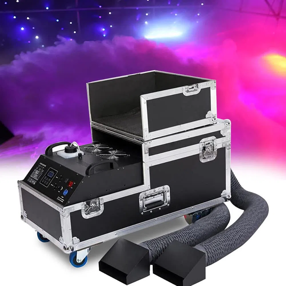Machine à brouillard couché avec télécommande pour effets de scène dans les fêtes et événements
