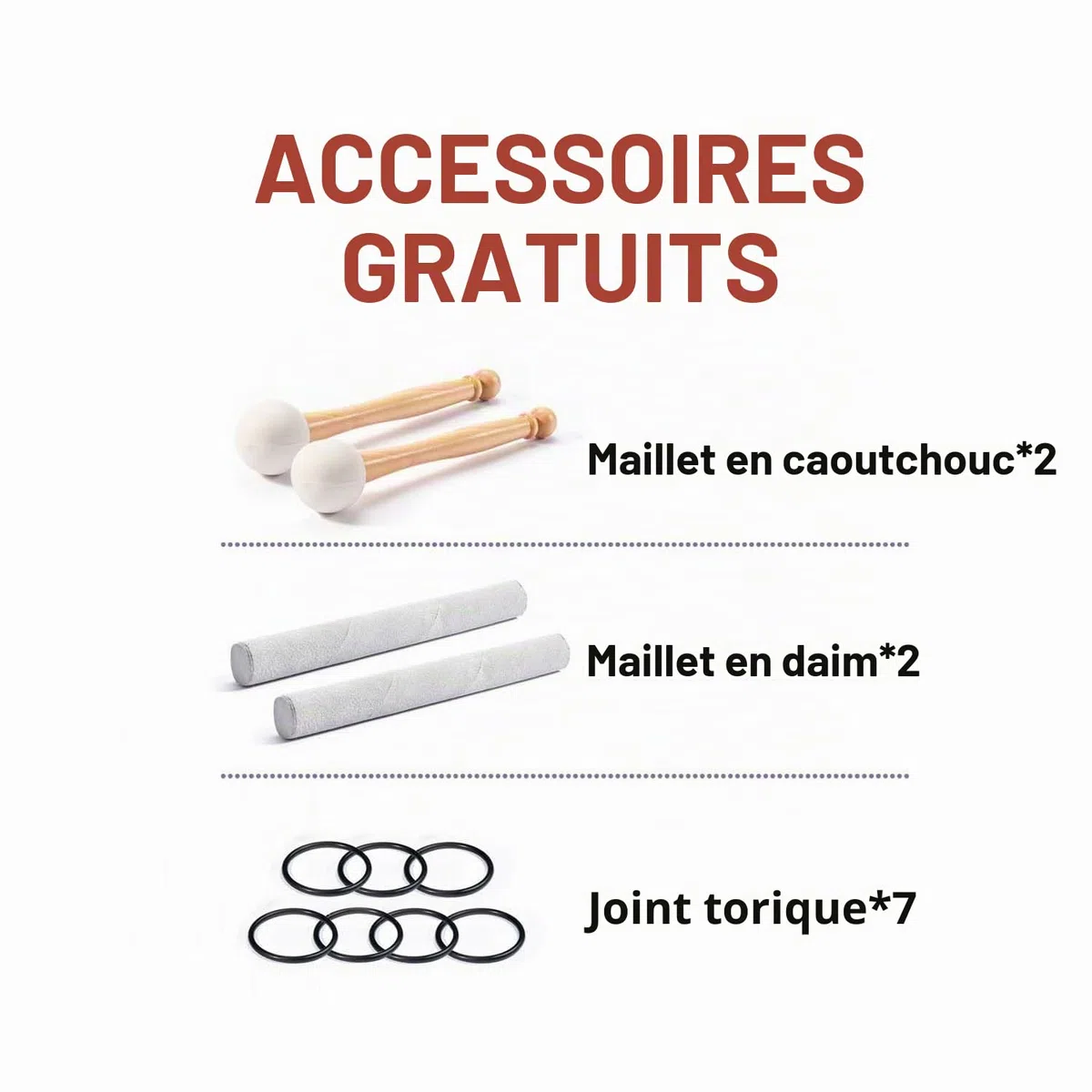CVNC Lot de 7 bols chantants en cristal de quartz givré avec 2 étuis de transport pour la guérison par le son et la méditation 15 à 30 cm 432 Hz