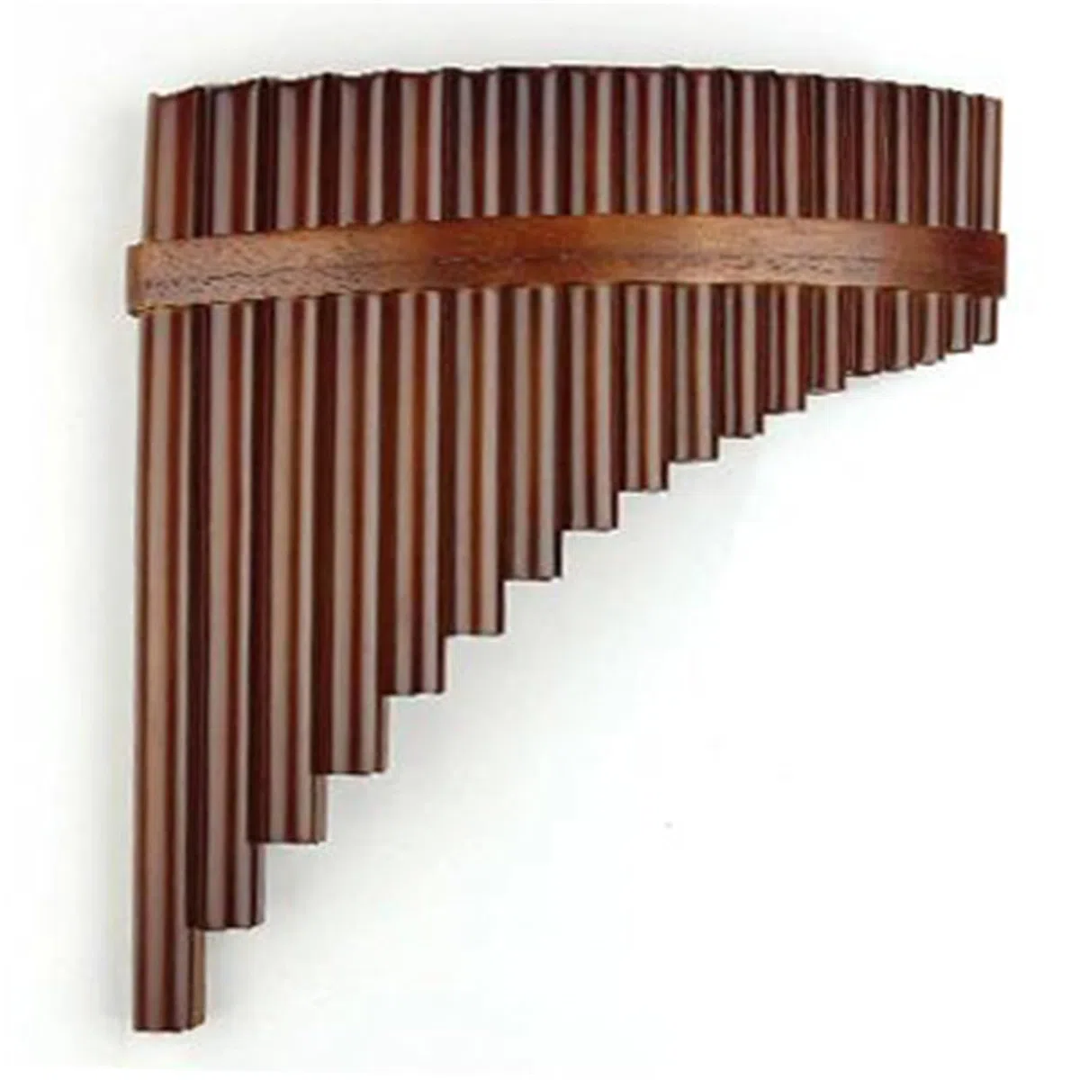 La Flûte De Pan Flûte De Pan En Bambou 18 Tuyaux Flûte De Pan Marron Clé F Tuyaux De Poêle Bois De Vent Instrument De Musique Traditionnel(Right)