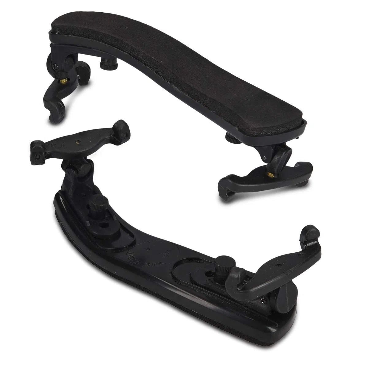 kwmobile Épaulière de Violon 1/2 - Coussin de Violon Support Épaule - Accessoire pour Débutant et Professionnel - Angle Réglable - Noir