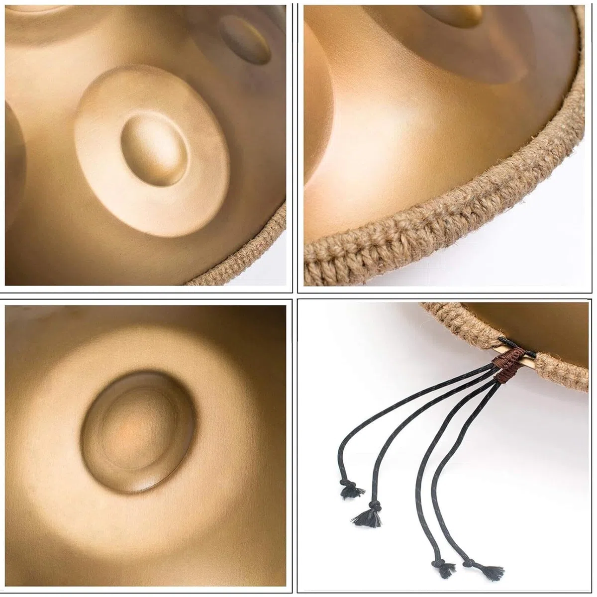 Handpan Drum D Minor 440 Hz 17 notes 22 pouces en acier