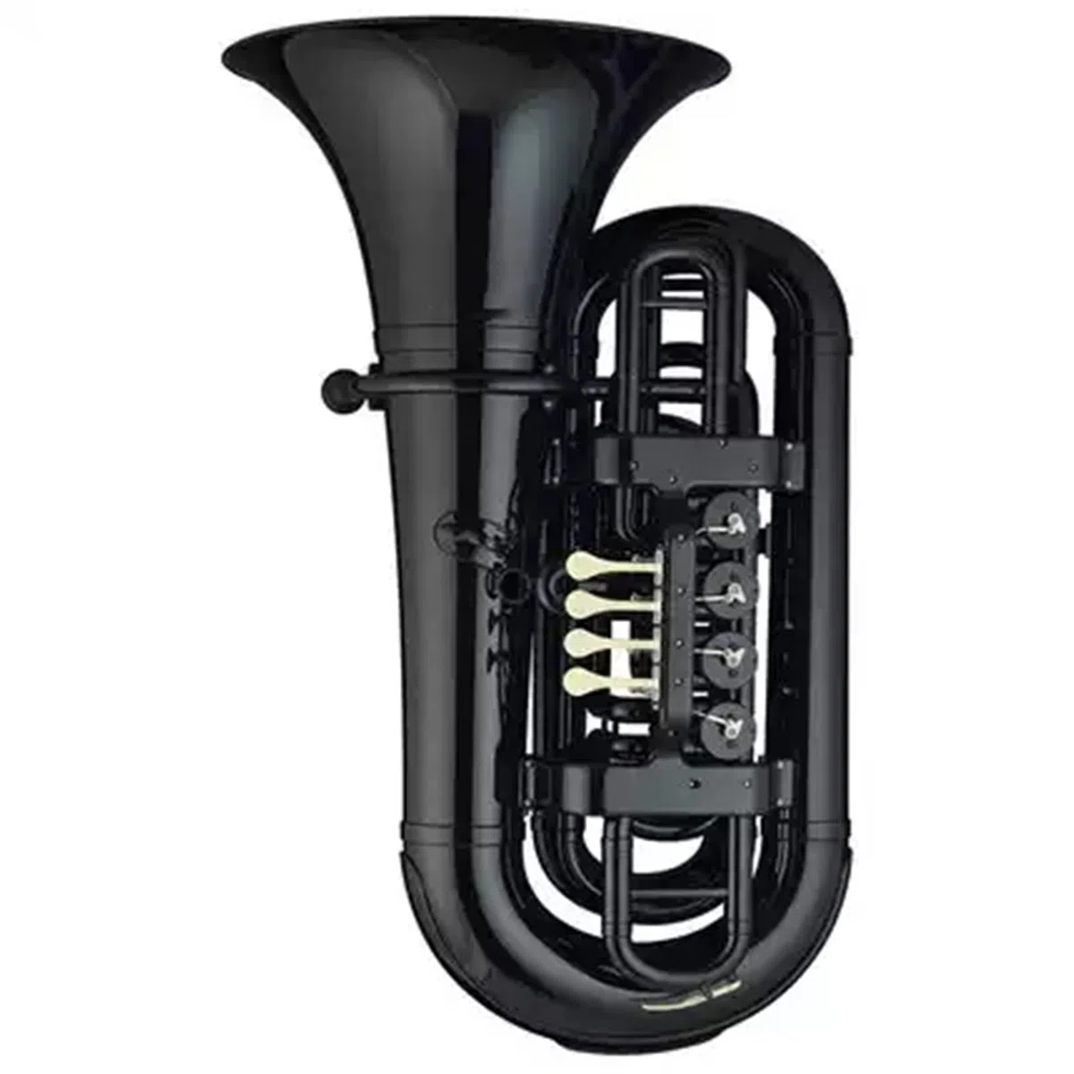 Kit Deuphonium Tuba En Plastique Euphonium Instrument À Cuivres Si Bémol Majeur Débutant Examen Noté Performance Professionnelle Noir