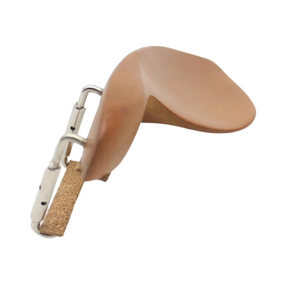 Fosa Mentonnière Violon Support de mentonnière en Bois avec Vis Accessoires pour violons 3/4 4/4