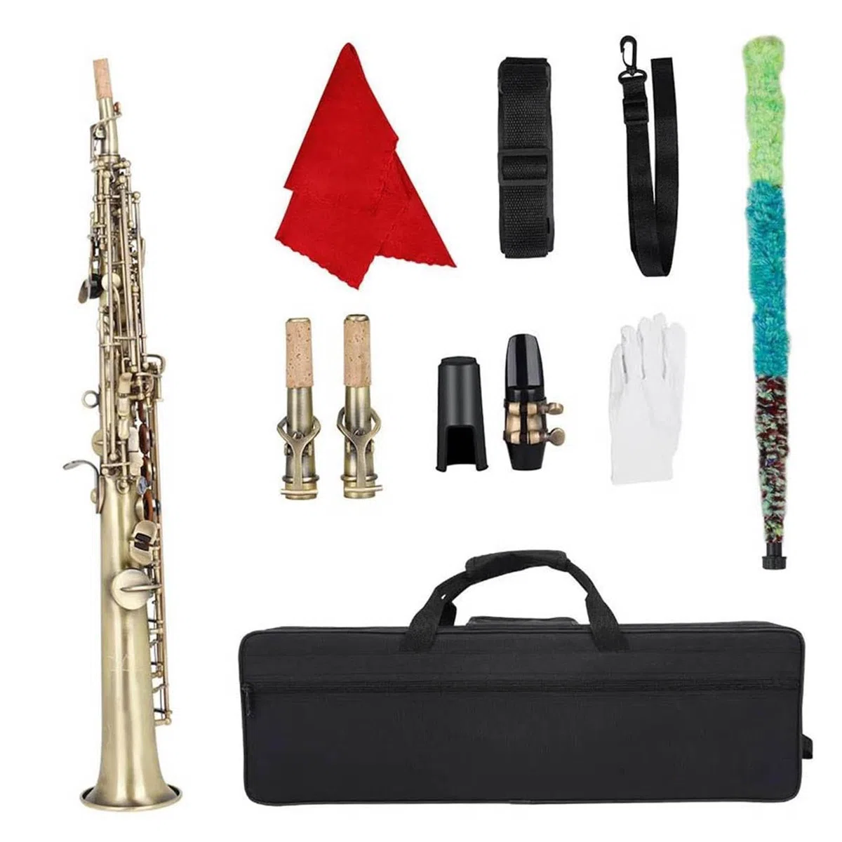 Saxophone Instruments De Musique Saxophone Soprano Sib Droit Bronze