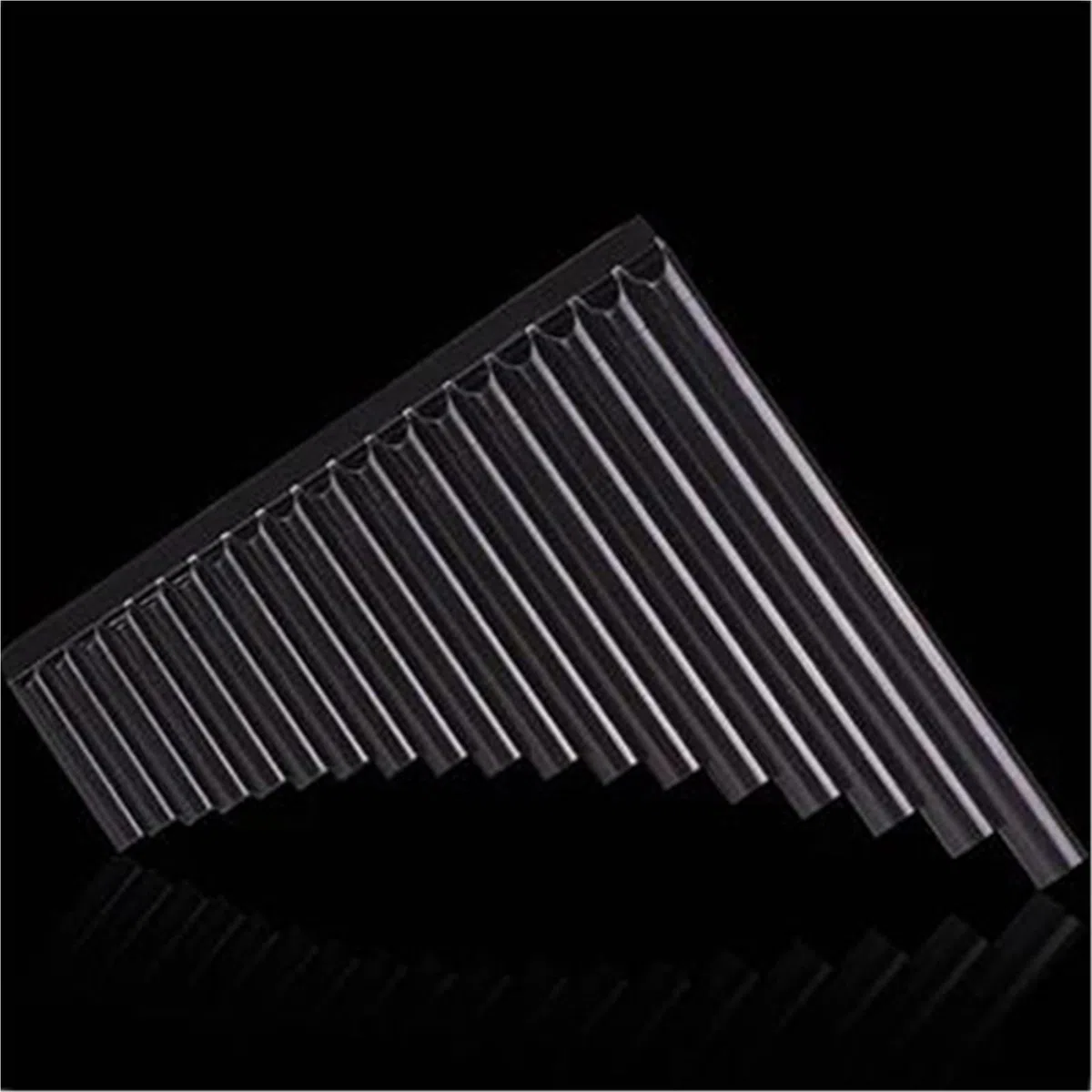 La Flûte De Pan 18 Tuyaux De Flûte De Poêle Clé G En Plastique ABS Instrument De Musique Traditionnel À Vent Pour Débutant Et Amateur De Musique(Black)