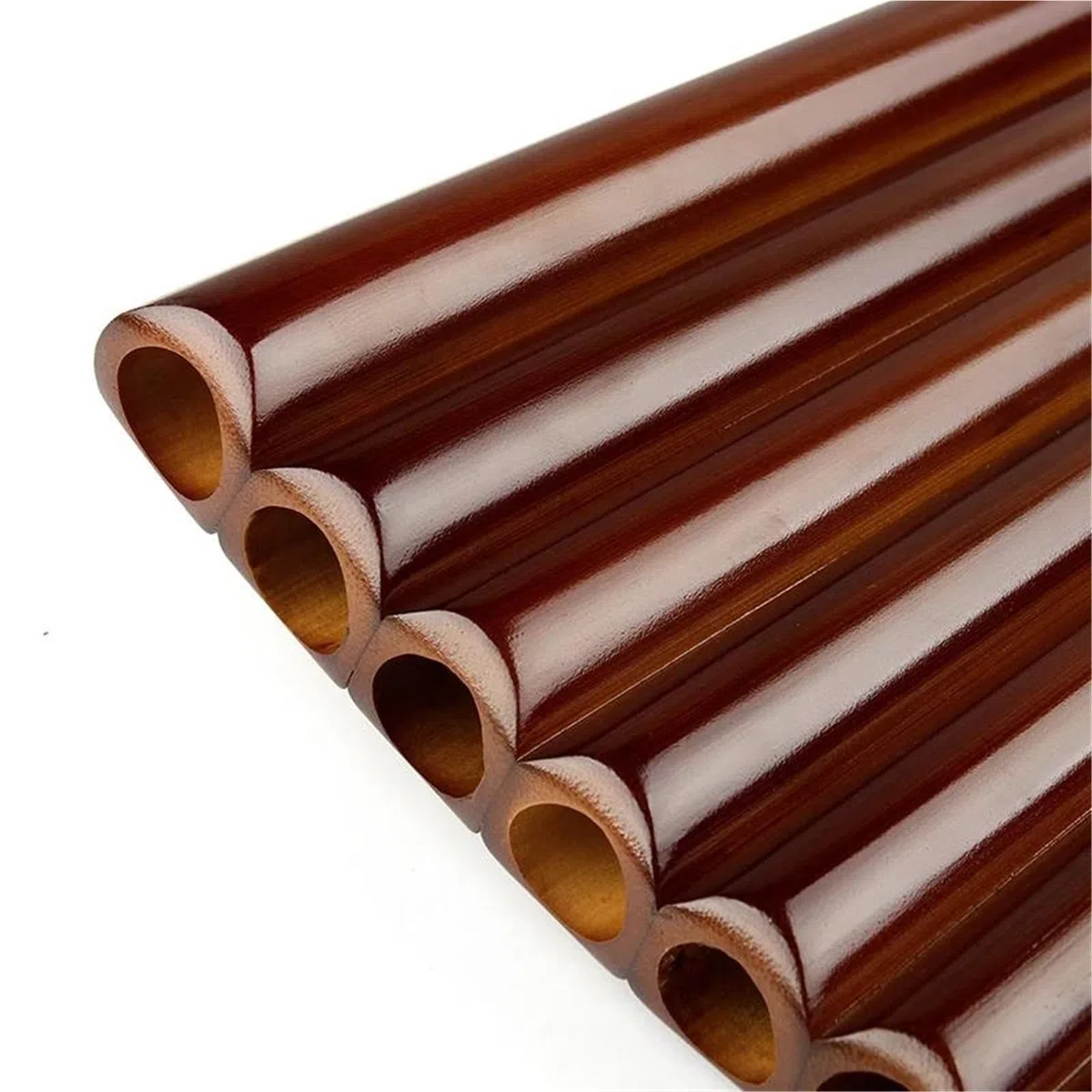 Pan Flute Instrument Brown E Key 20 Tuyaux Flûte De Pan Instruments De Musique Folkloriques Instrument À Vent Tuyaux De Poêle Faits À La Main(R)