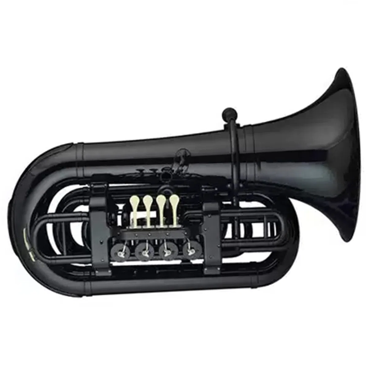 Kit Deuphonium Tuba En Plastique Euphonium Instrument À Cuivres Si Bémol Majeur Débutant Examen Noté Performance Professionnelle Noir