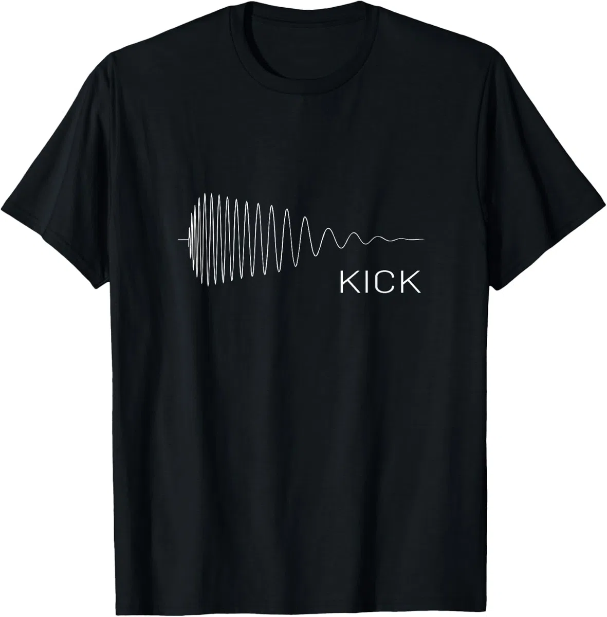 Synthétiseur Kick, onde sonore T-Shirt