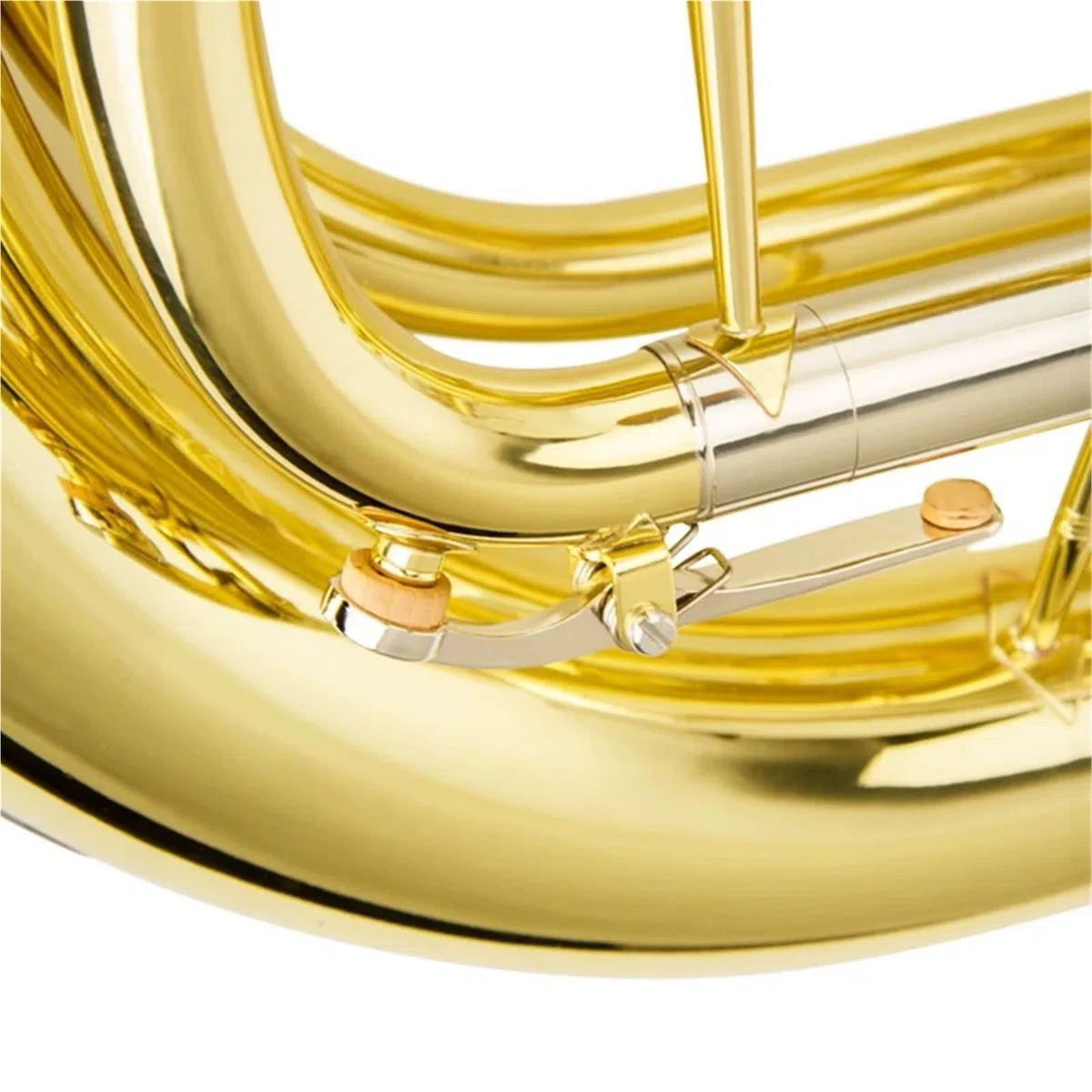 Euphonium Débutant Bec D'euphonium En Si Bémol Quatre Clés Bémols Bronze Phosphoreux