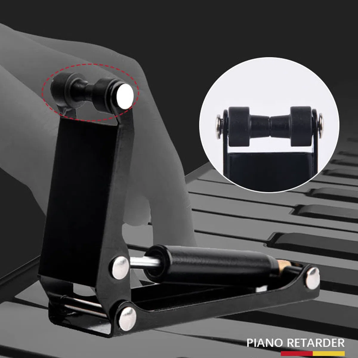 Piano Ease Down Piano Ultra Mince Ralentir Piano Tampon de chute pour appareil Piano Anti-pincement Accesso