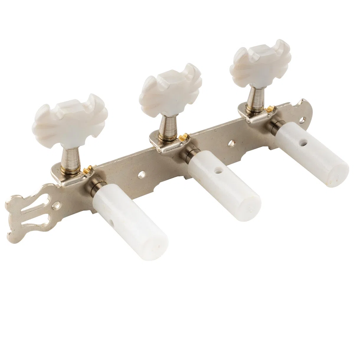 Musiclily Pro Mécaniques 3x3 Style Lyra pour Guitare Classique, Nickel Deux Plaques