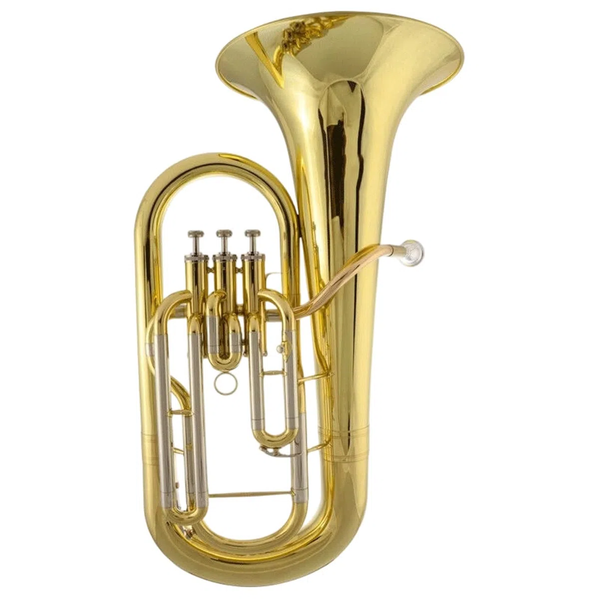 Kit Deuphonium Euphonium Clé Si Bémol Instrument En Laiton Professionnel À Trois Touches Finition Dorée