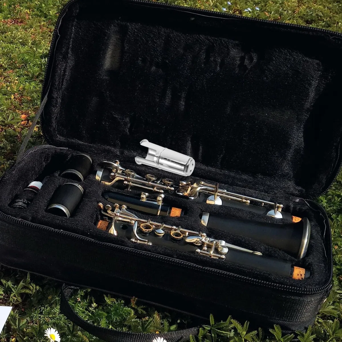 IMIKEYA Capuchon De Protection En Métal Nickelé Pour Clarinette Si Bémol Et Saxophone Alto Couvre Bec Durable Et Stable Accessoire Remplaçant Protection Robuste Pour Instruments À Vent