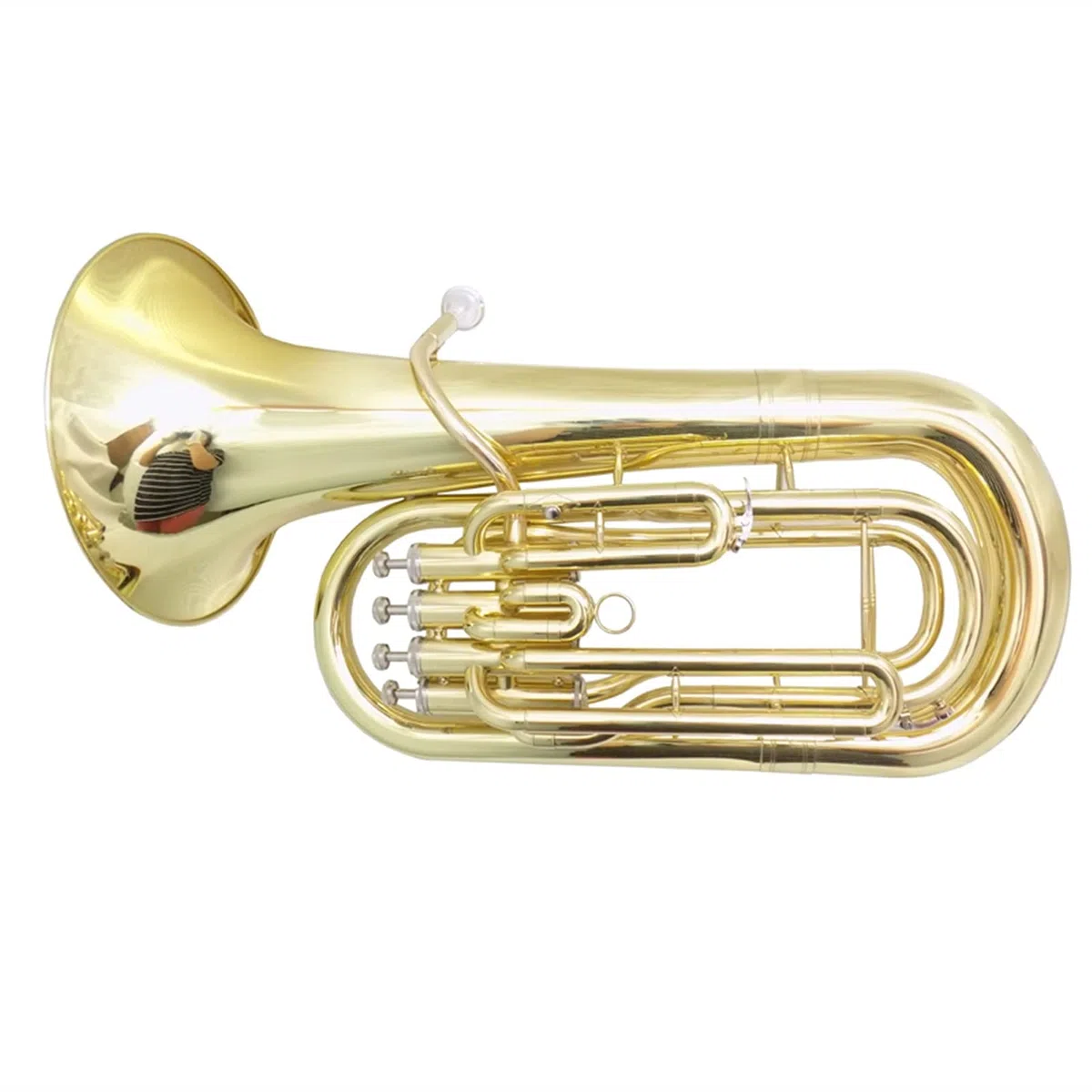 4 Pistons Euphonium BB avec Coque Et Embouchure Instrument De Musique en Laiton Jaune Euphonium Horn Euphonium étudiant