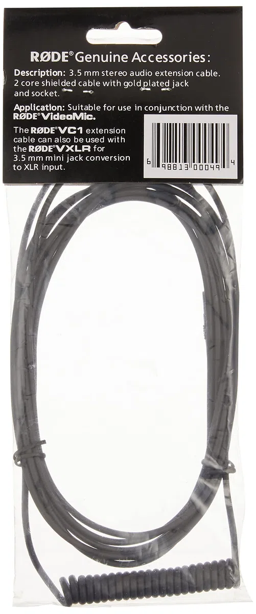 RØDE VC1 Câble d'Extension Stéréo 3,5mm