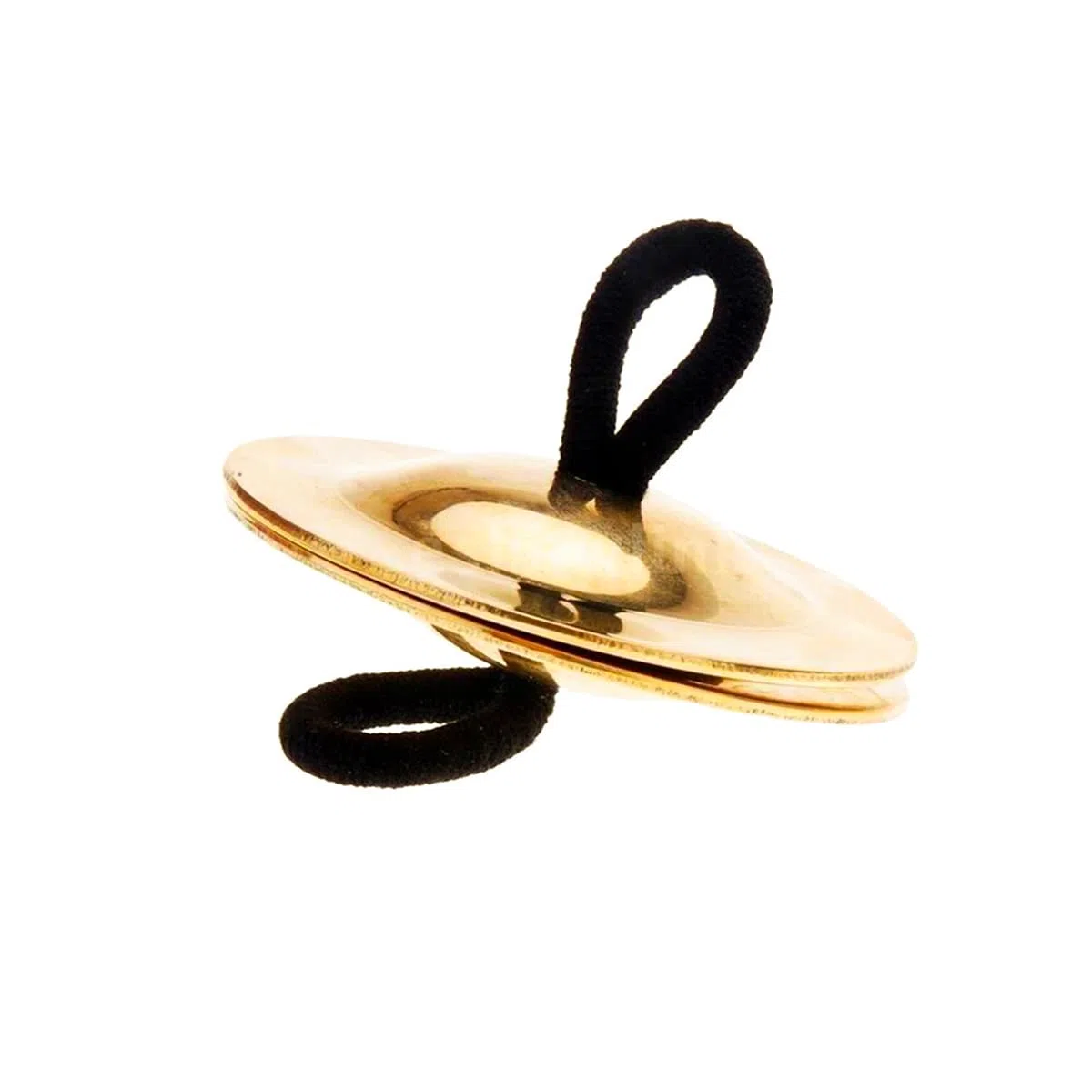 Alnicov 3 paires de cymbales de doigt Zills de doigt pour l'instrument de musique de doigt de danse du ventre pour la partie de danseur d'or