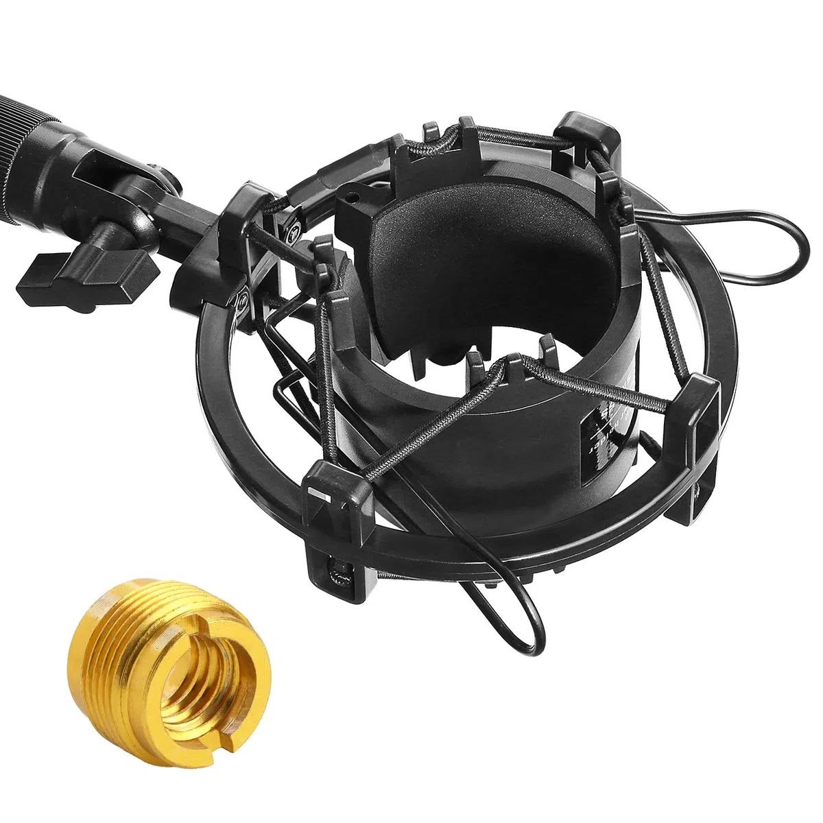 AT2020 Suspension - Le Shock mount réduit le bruit de vibration et améliore la qualité d'enregistrement pour Audio Technica AT2020 AT2020USB + AT2035 ATR2500 Micro à condensateur par YOUSHARES
