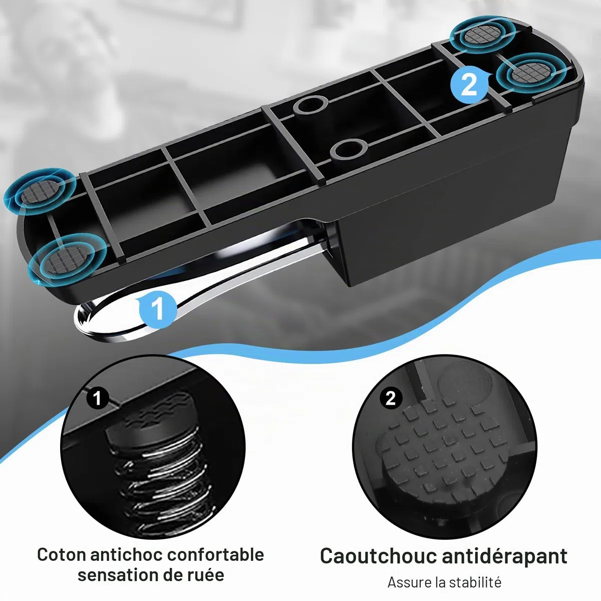 Pédale de Sustain Universelle pour Clavier de Piano, Pédale de Sustain Adaptée pour Synthétiseur de Clavier Midi/Piano Électronique Avec Câble de 1,5 M et Interrupteur de Polarité, Compatible Avec