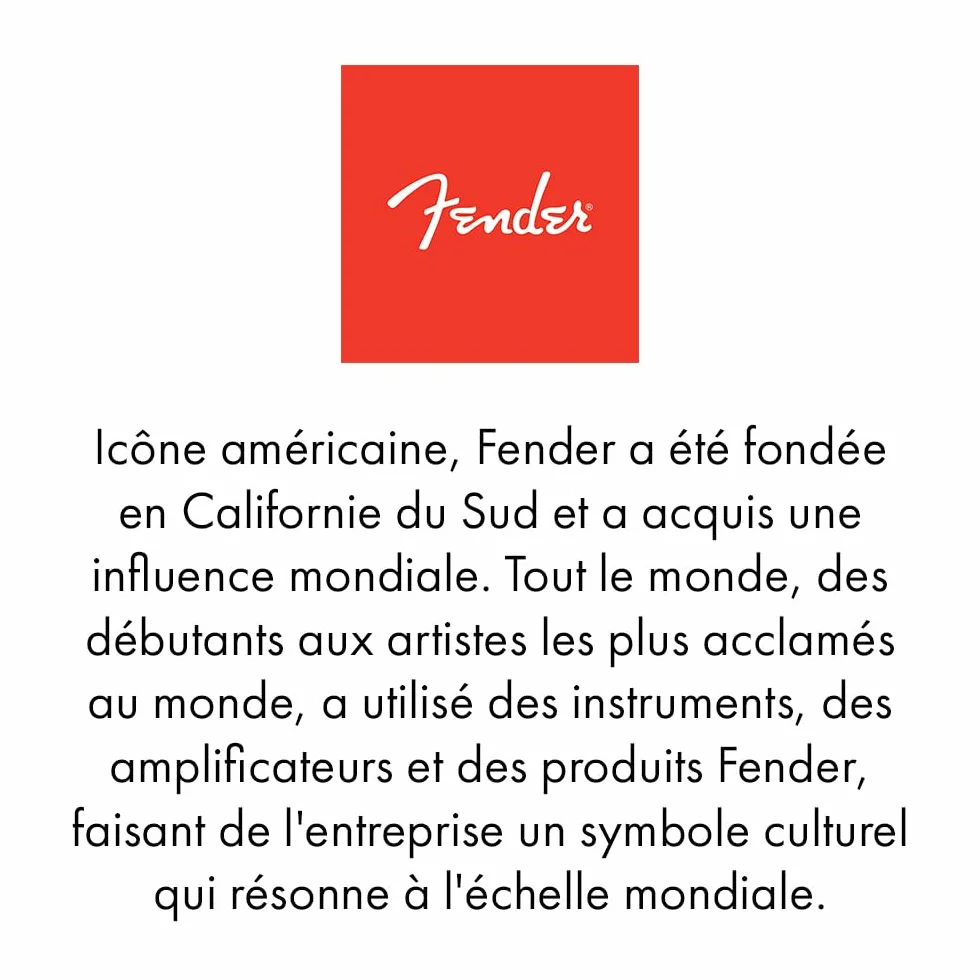 Fender"Professional Series Câble Instrument - 4.5m - Droit,Angle - Noir, épais, Souples et Robustes, Son Sans Aucun Bruit Parasite