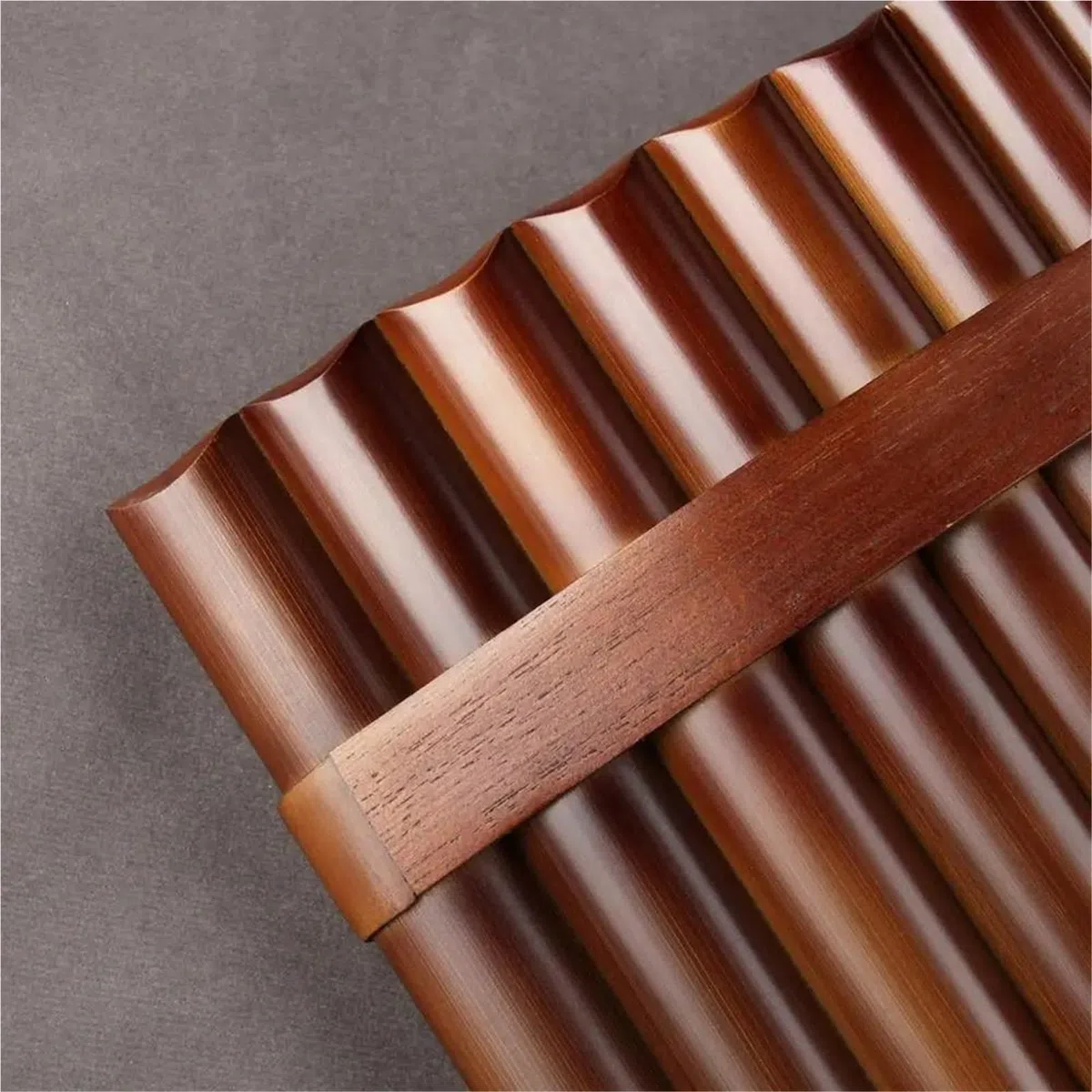 Les Mélomanes Flûte De Pan Flûte De Pan Traditionnelle En Bambou Naturel 25 Tuyaux Clé Sol(Type2)